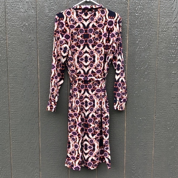 Everly floral paisley button down dress size M - Picture 5 of 11